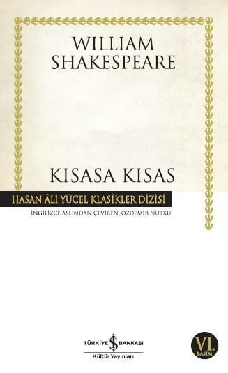 Kısasa Kısas WİLLİAM SHAKESPEARE