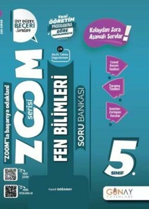 Günay 5. Sınıf Zoom Fen Bilimleri Soru Bankası