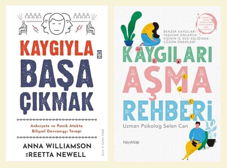 Kaygıları Aşma Rehberi + Kaygıyla Başa Çıkmak 2 Kitap