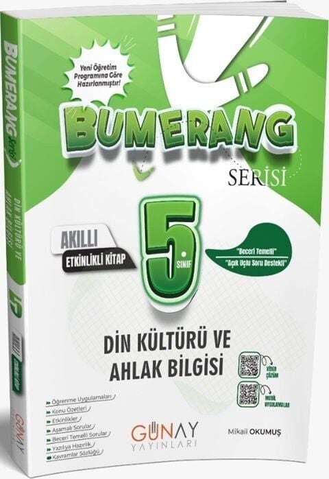Günay 5. Sınıf Zoom Bumerang Etkinlikli Din Kültürü ve Ahlak Bilgisi