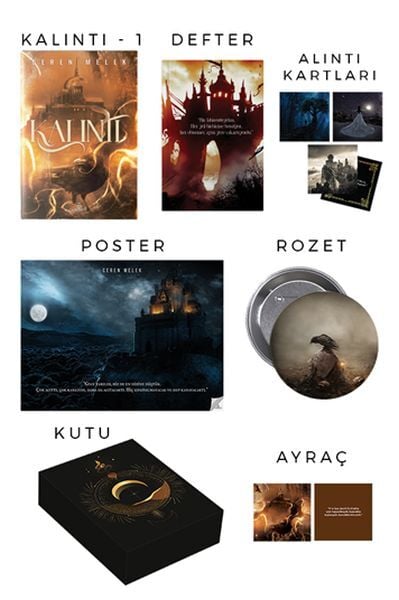 Kalıntı Hediyeli Özel Kutu Ciltli CEREN MELEK