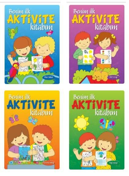 Parıltı Okul Öncesi Benim İlk Aktivite Kitabım 4 Kitap