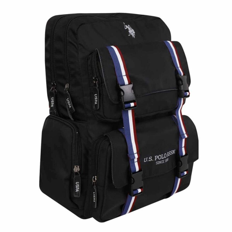 U.S. Polo Siyah Okul Çantası Siyah