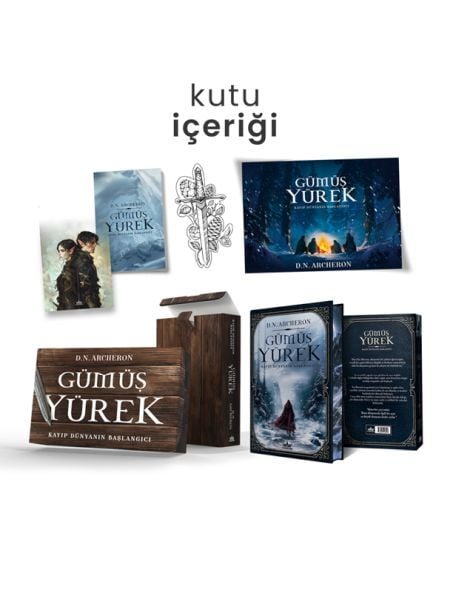 Gümüş Yürek 1 Kayıp Dünyanın Başlangıcı Ciltli Özel Kutulu Set D. N. ARCHERON