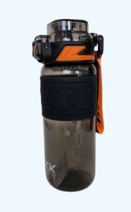 VagonLife TKK Pipetli Tritan Matara T-1019 600 ml Siyah