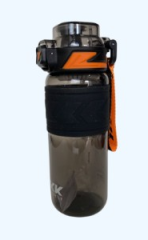 VagonLife TKK Pipetli Tritan Matara T-1019 600 ml Siyah