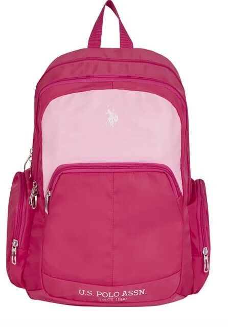 U.S. Polo Pembe Okul Çantası