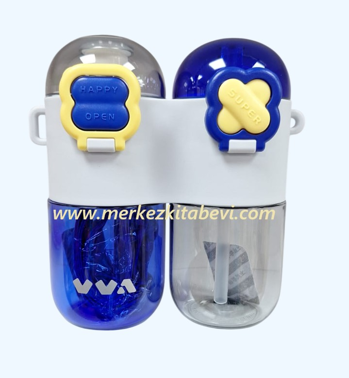 Vagonlife 800 Ml Matara Suluk Mavi Sarı 2 li