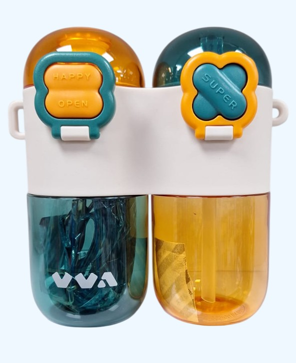 Vagonlife 800 Ml Matara Suluk Yeşil- Turuncu 2 li