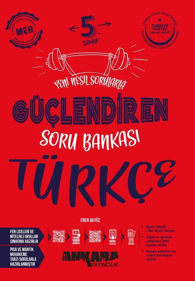 Ankara 5. Sınıf Güçlendiren Türkçe Soru Bankası