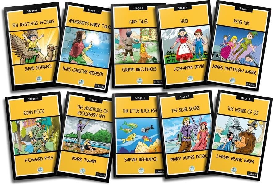İngilizce Hikayeler 10 Kitap Set (Stage 1)