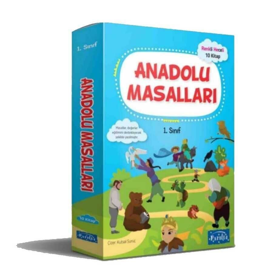 Parıltı 1. Sınıf Anadolu Masalları 10 Kitap