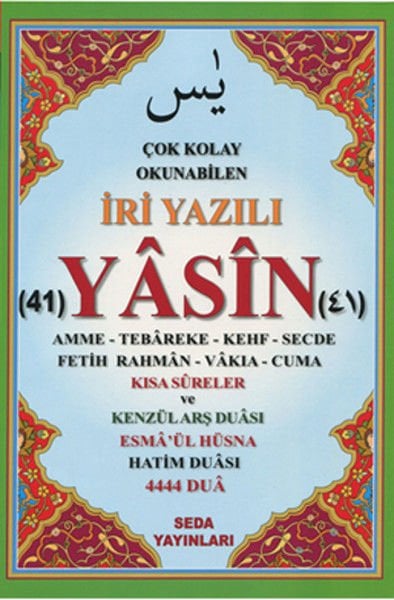 Çok Kolay Okunabilen İri Yazılı 41 Yasin Fihristli, Cami Boy
