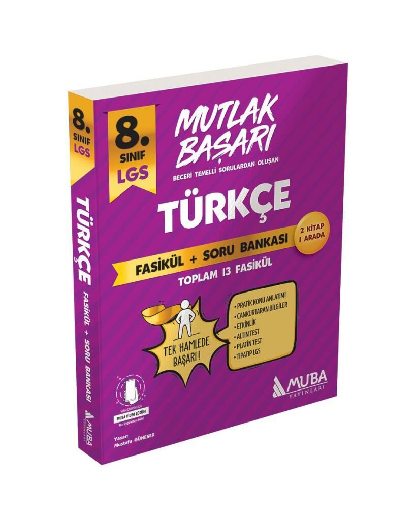 Muba 8.Sınıf Türkçe Fasikül + Soru Bankası