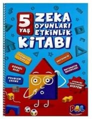Pal Okul Öncesi Zeka Oyunları Etkinlik Kitabı (5 Yaş)