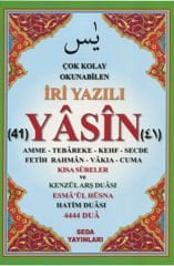 Çok Kolay Okunabilen İri Yazılı 41 Yasin Fihristli, Rahle Boy