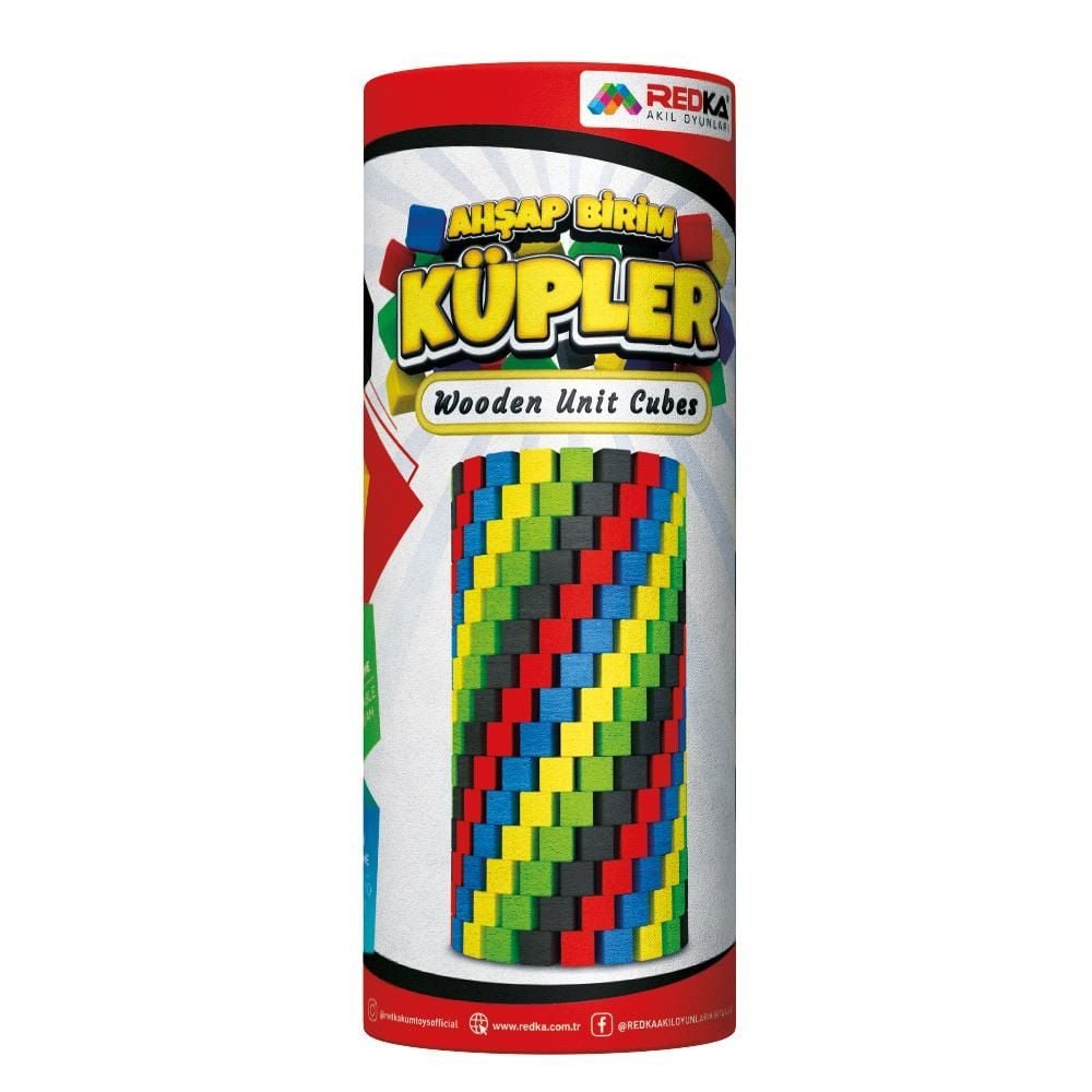 Redka Ahşap Birim Küpleri  Zeka Akıl Oyunları