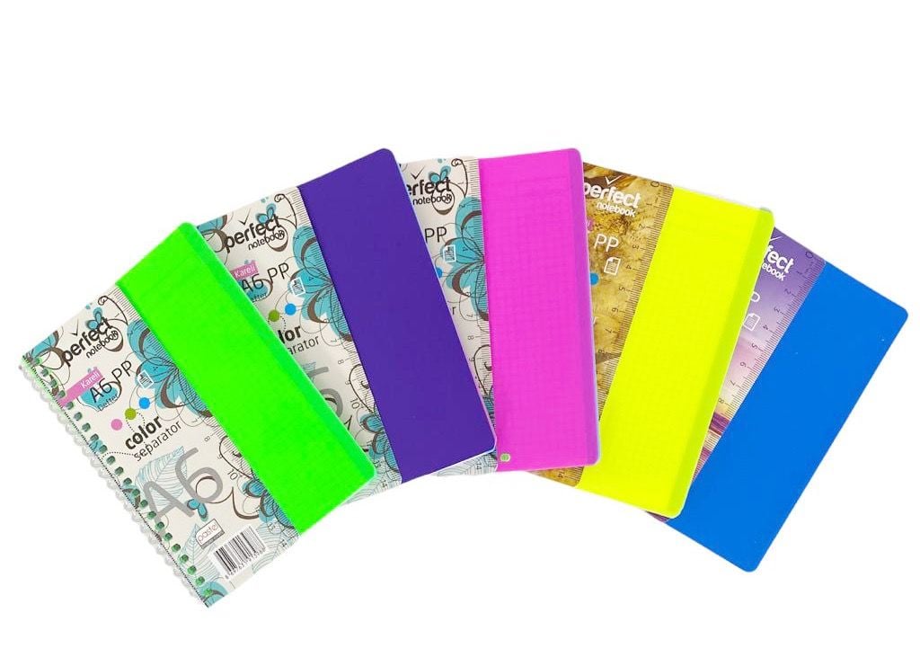 A6 PP Kapak Çizgili Not Defteri Telli (1Adet)