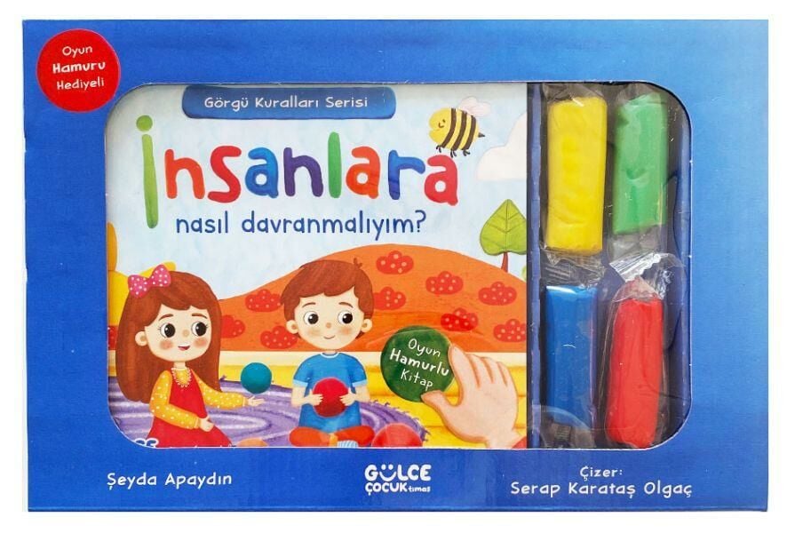 İnsanlara Nasıl Davranmalıyım Görgü Kuralları Serisi Oyun Hamurlu Kitap Seti
