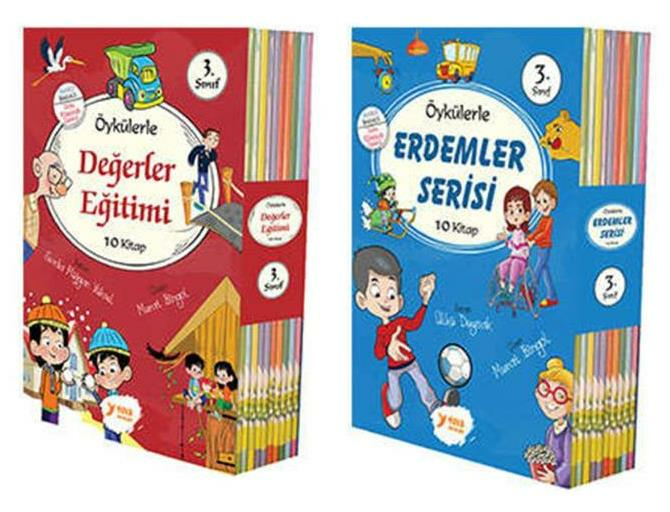 Yuva 3. Sınıf Öykülerle Erdemler Ve Öykülerle Değerler Eğitim Serisi (2 Set)
