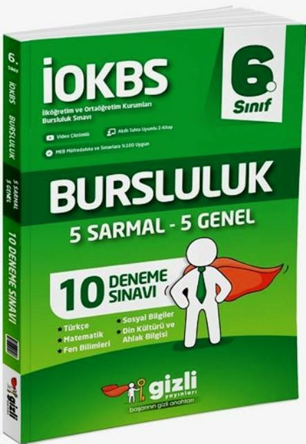 Gizli 6. Sınıf İOKBS Bursluluk 10 Deneme Sınavı