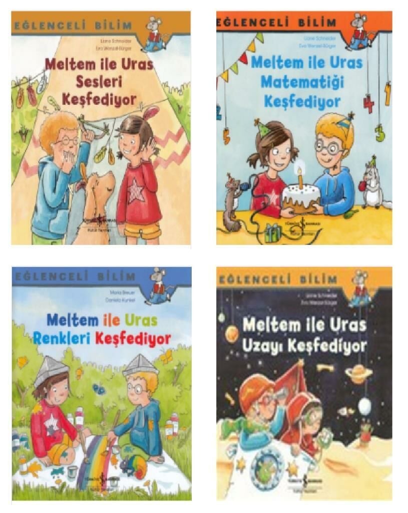İş Bankası Eğlenceli Bilim Meltem ile Uras Seti 4 Kitap