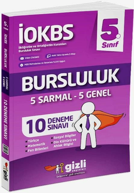 Gizli 5. Sınıf İOKBS Bursluluk 10 Deneme Sınavı