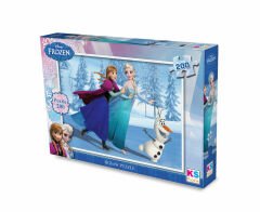 Ks Games Frozen  Dısney Puzzle 200 Parça