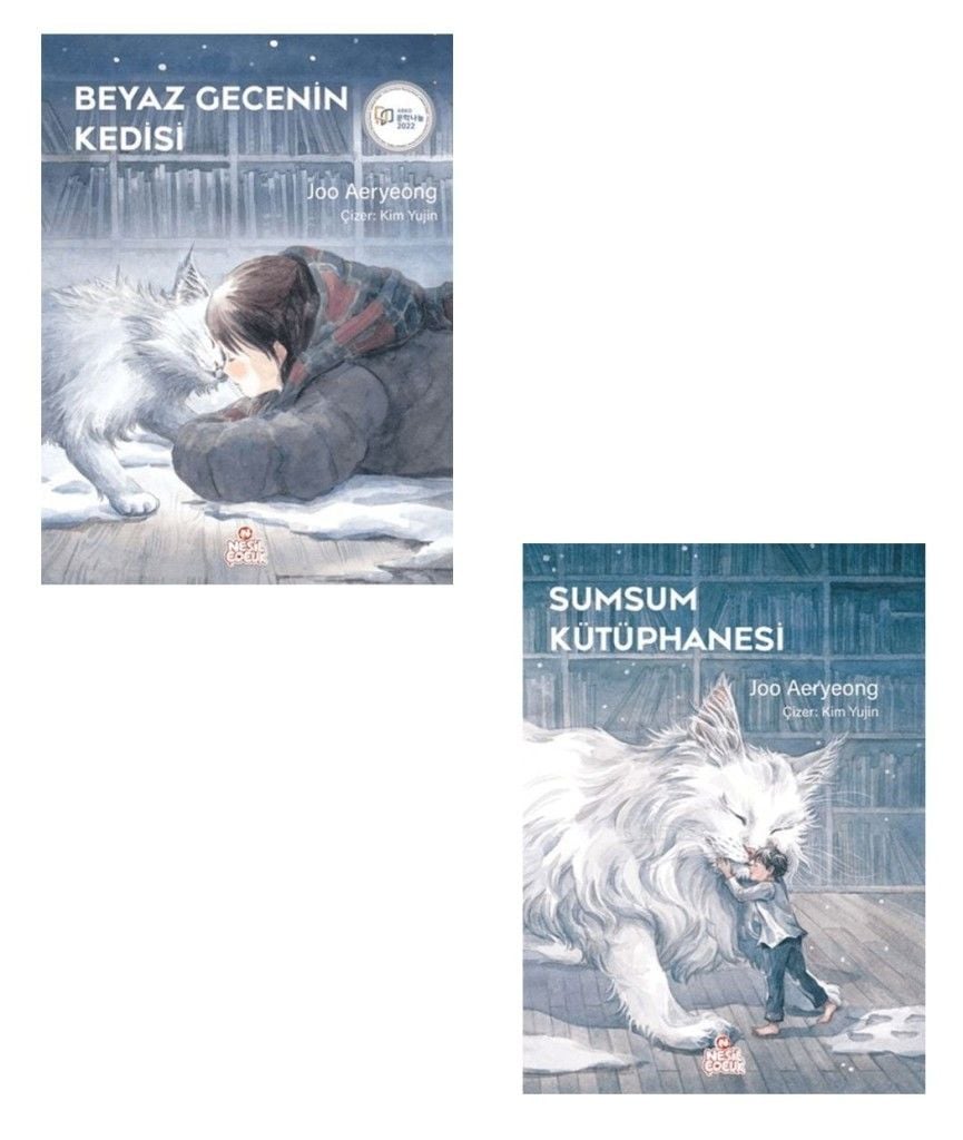 Joo Aeryeong Sei 2 Kitap (Beyaz Gecenin Kedisi + Sumsum Kütüphanesi)