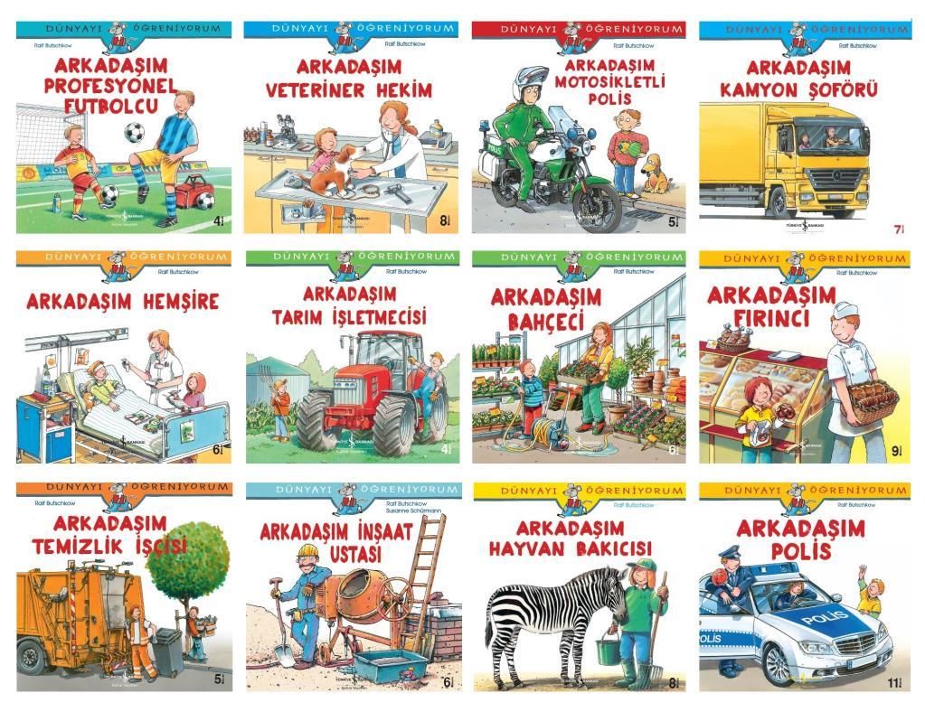 İş Bankası Okul Öncesi Dünyayı Öğreniyorum Hikaye Seti 12 Kitap