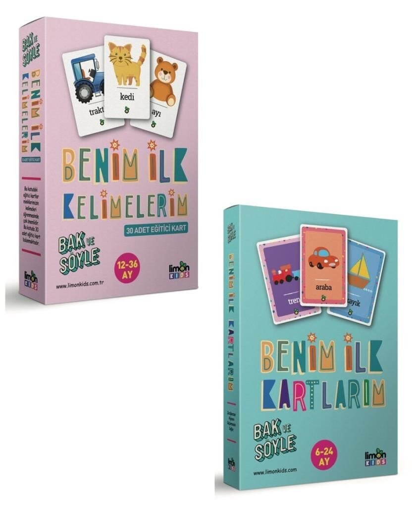 Benim İlk Kelimelerim İlk Kartlarım Set 2 li