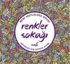 Büyükler İçin Boyama Renkler Sokağı