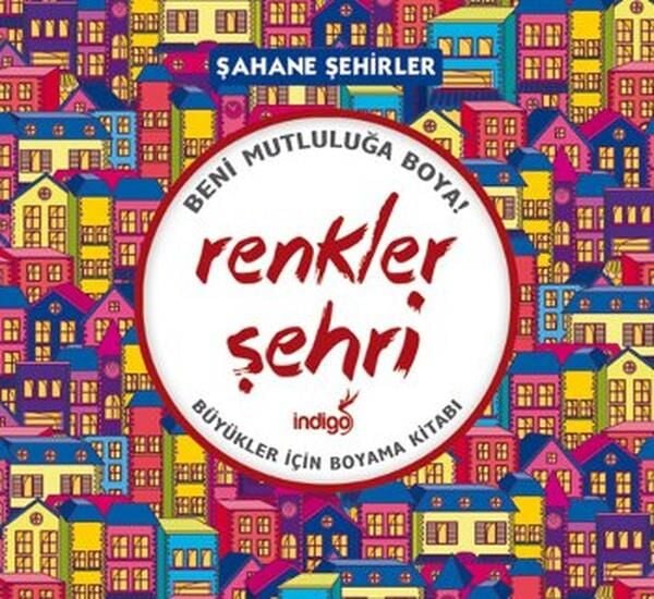 Büyükler İçin Boyama Renkler Şehri