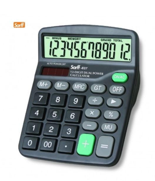 Sarff Hesap Makinesi 12 Haneli N:837