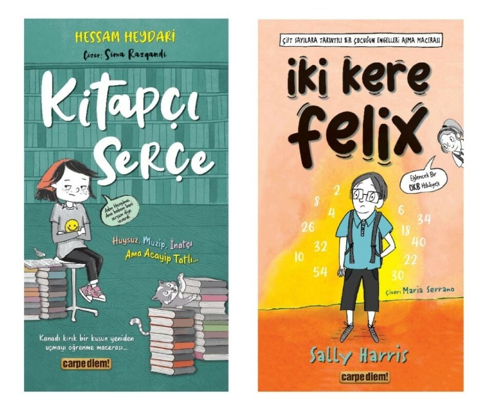 Kitapçı Serçe + İki Kere Felix (2 Kitap)