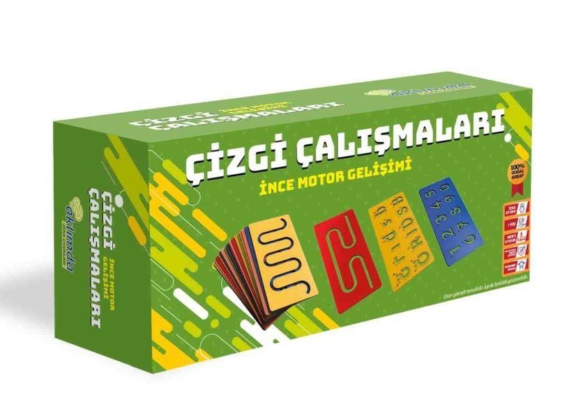 Çizgi Çalışmaları İnce Motor Gelişimi Ahşap
