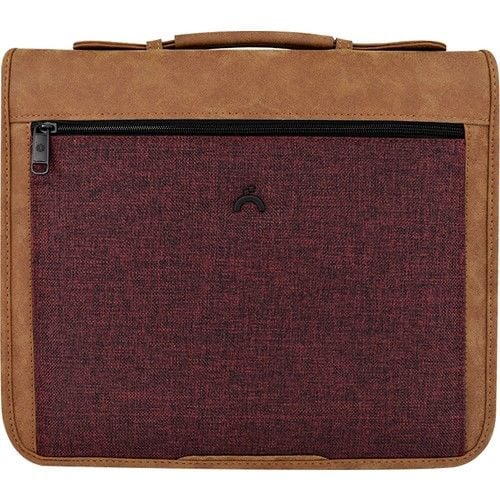 Önder Londra Saplı Fermuarlı Çok Amaçlı El ve Clutch Çantası Bordo