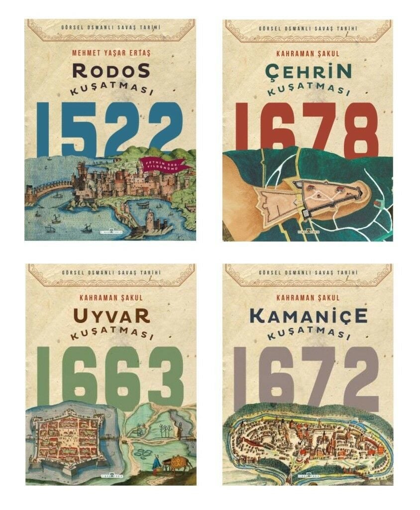 Görsel Osmanlı Savaş Tarihi Seti (4 Kitap)
