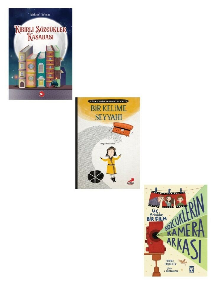 Sözcüklerin Kamera Arkası + Türkçenin Muhafızları + Kibirli Sözcükler Kasabası (3 Kitap)