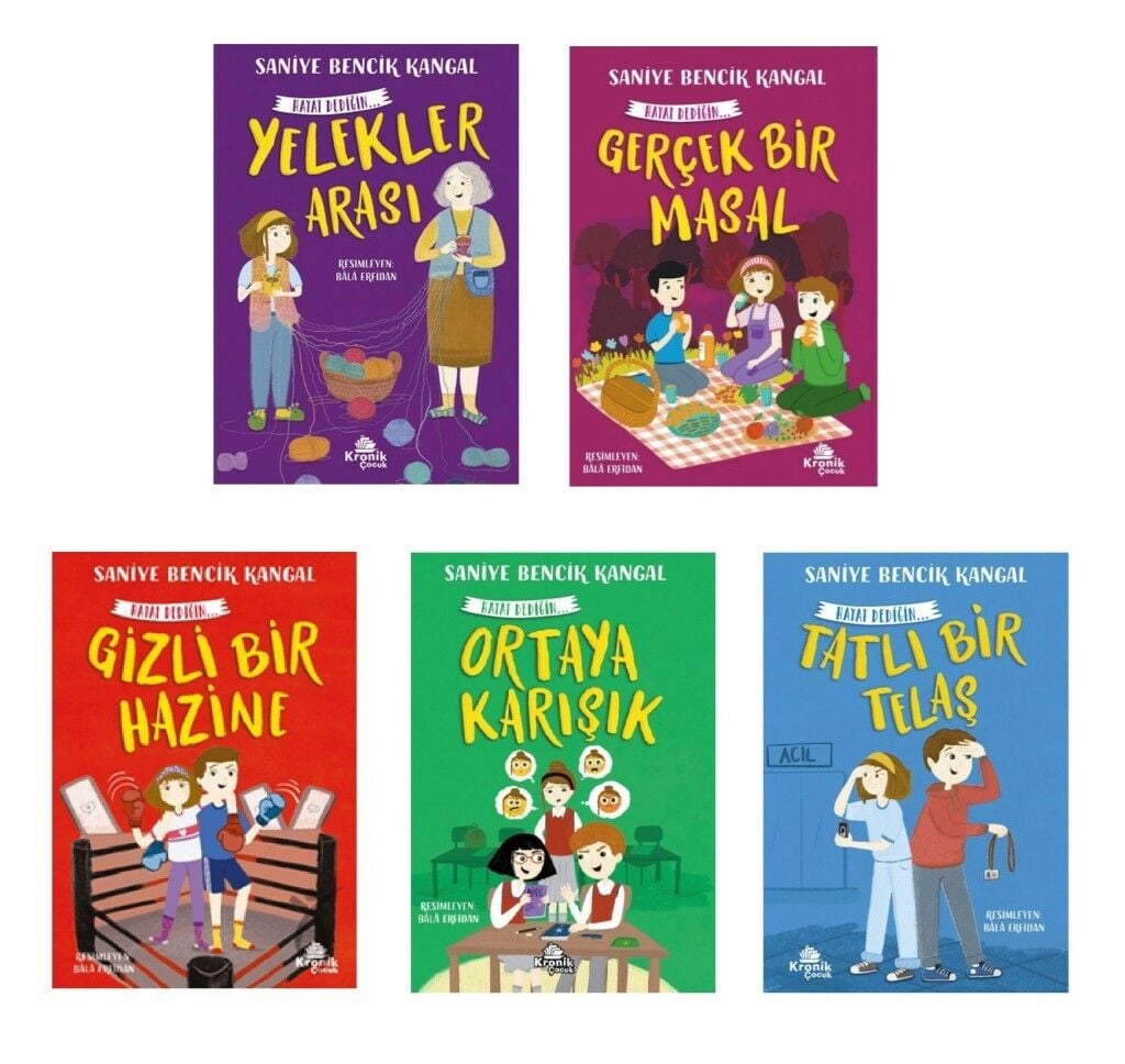 Saniye Bencik Kangal Yelekler Adası Seti (5 Kitap)