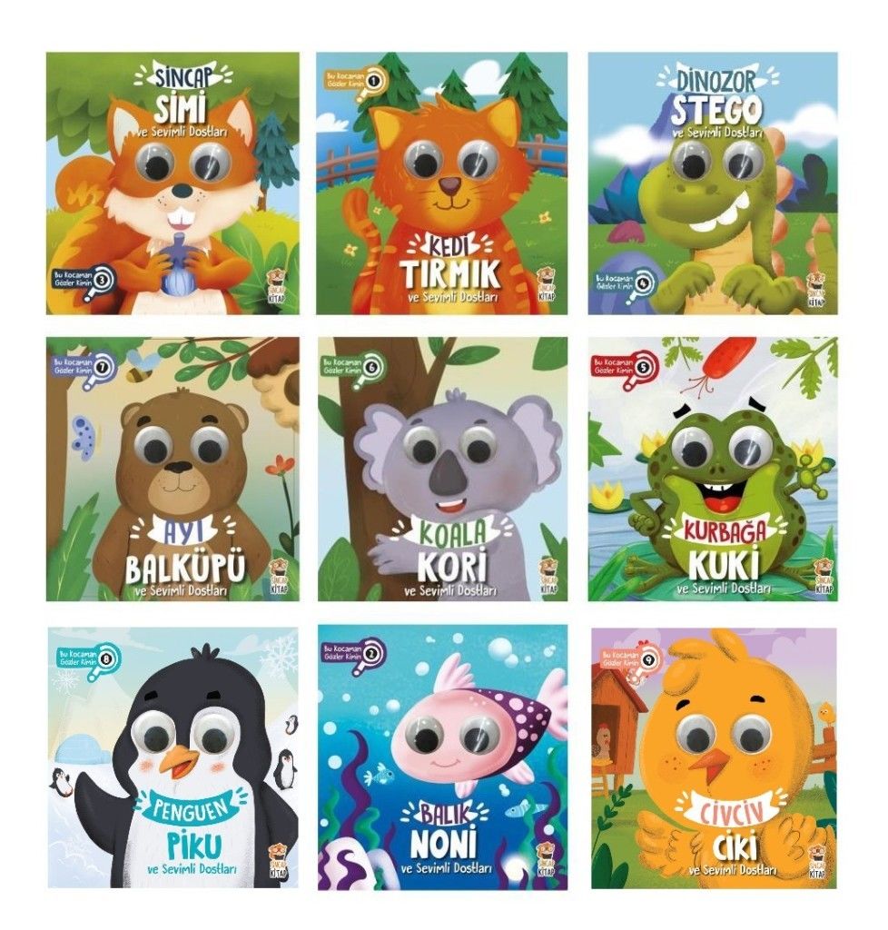 Sincap Bu Kocaman Gözler Kimin Hareketli Gözler Serisi (9 Kitap)