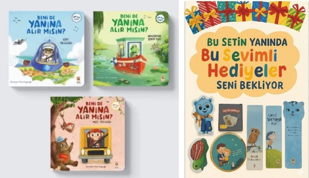Beni de Yanına Alır Mısın Seti 3 Kitap (Beni De Yanına Alır Mısın + Uzay Yolculuğu + Araştırmak Benim İşim)
