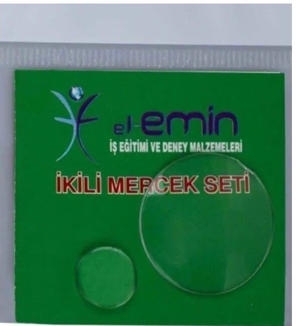 Teleskop İçin İnce ve Kalın Mercek Seti 2 li (1 Adet)