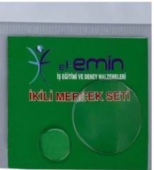 Teleskop İçin İnce ve Kalın Mercek Seti 2 li (1 Adet)