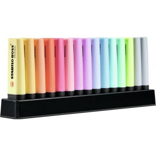 Stabilo Boss Original Deskset İşaretleme Kalemi Masa Seti 14+1 Pastel Renk