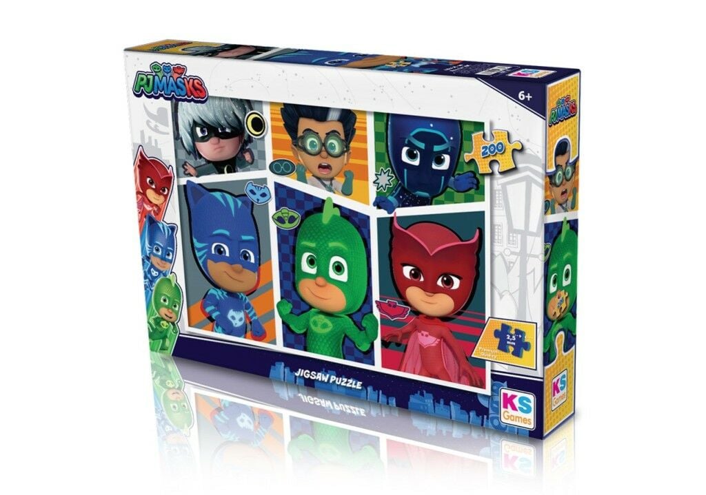 Ks Games Pj Masks  Dısney Puzzle 200 Parça