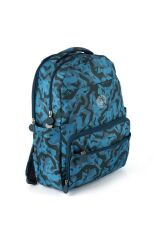 Kamuflaj Pattern Gri Baskılı Detaylı Sırt Çantası 23707