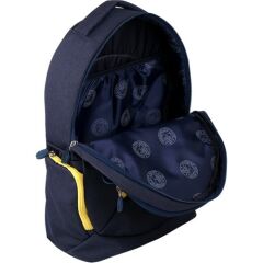 Fenerbahçe Lisanslı Çapraz Fermuar Detaylı Sırt Çantası 2 Bölmeli Okul Çantası Lacivert