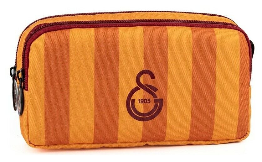 Galatasaray Sarı Çubuklu Kalem Çantası