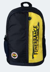 Fenerbahçe Lisanslı Kaligrafik Baskılı Lacivert Sırt Çantası